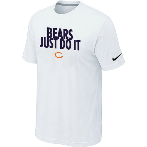 Nike Chicago Bears "Just Do It" NFL T-Shirt - White